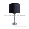 Modern Black Crystal Table Lamp with Fabric Shade for Bedside Decoration (JG-TL046)